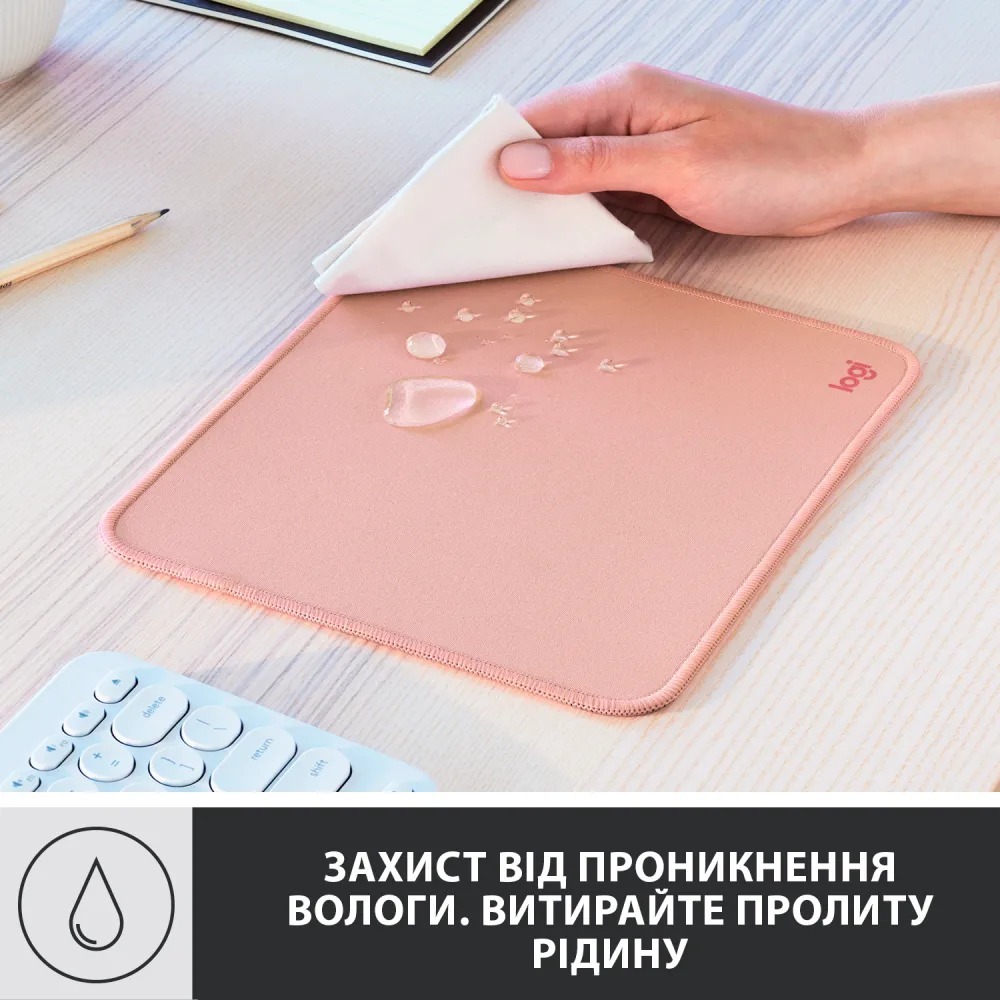 Игровая поверхность Logitech Mouse Pad Studio Series Darker Rose (L956-000050) фото3
