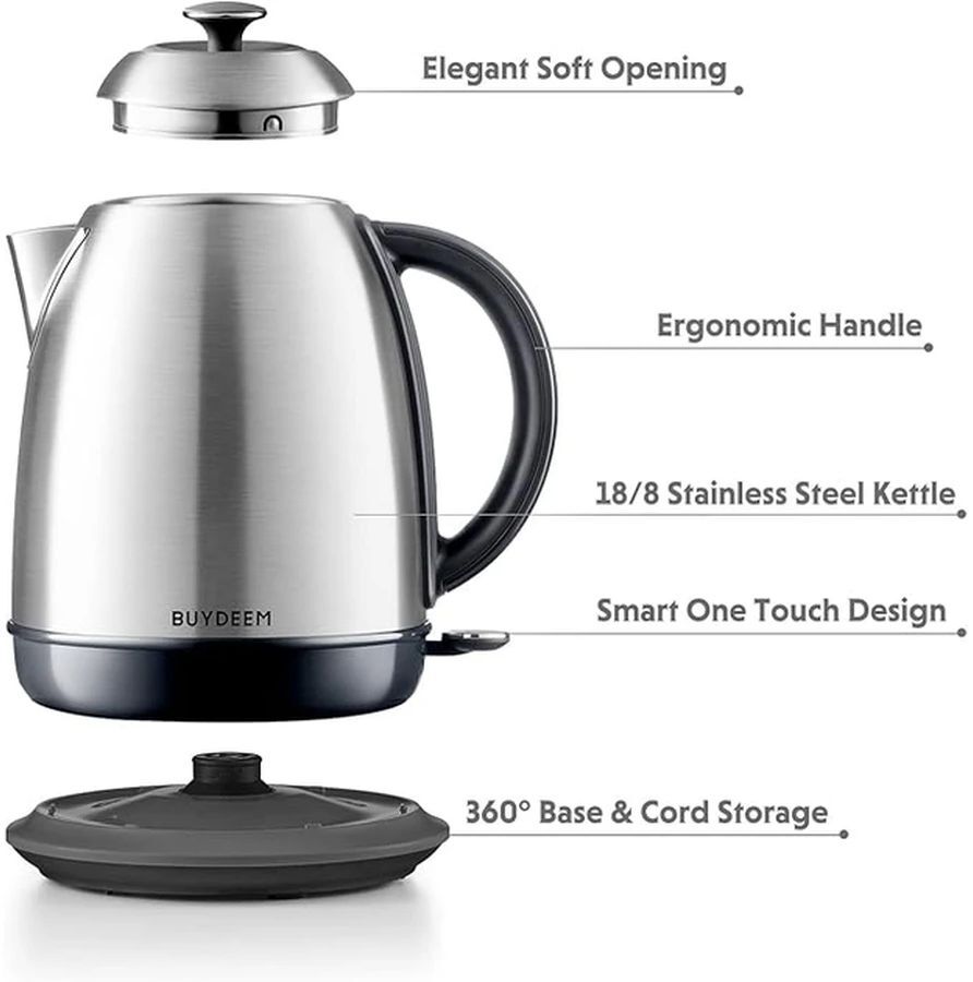 Електричний чайник BUYDEEM K640 Stainless Steel (K640-SS/EU) фото6