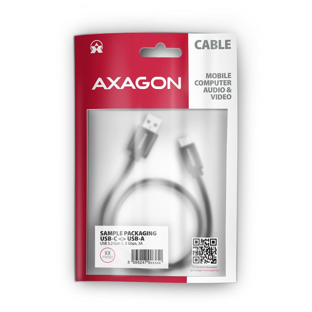 Кабель USB-C TO USB3.2 2M BLAC фото