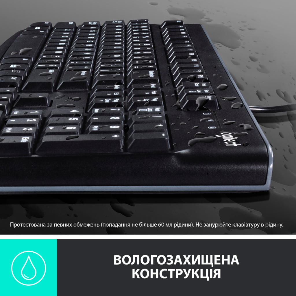 Комплект Logitech MK120 Black USB фото5