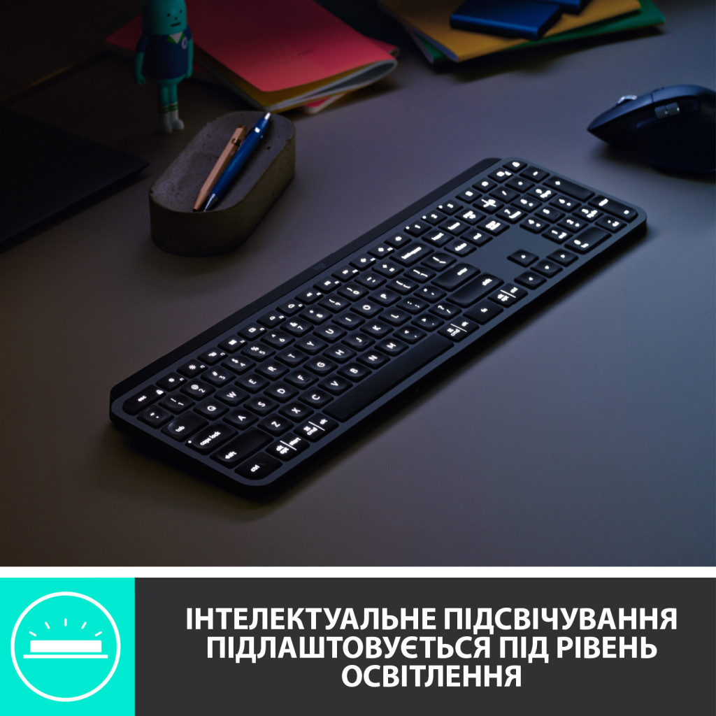 Клавиатура Logitech MX KEYS MASTER GRAPHITE фото