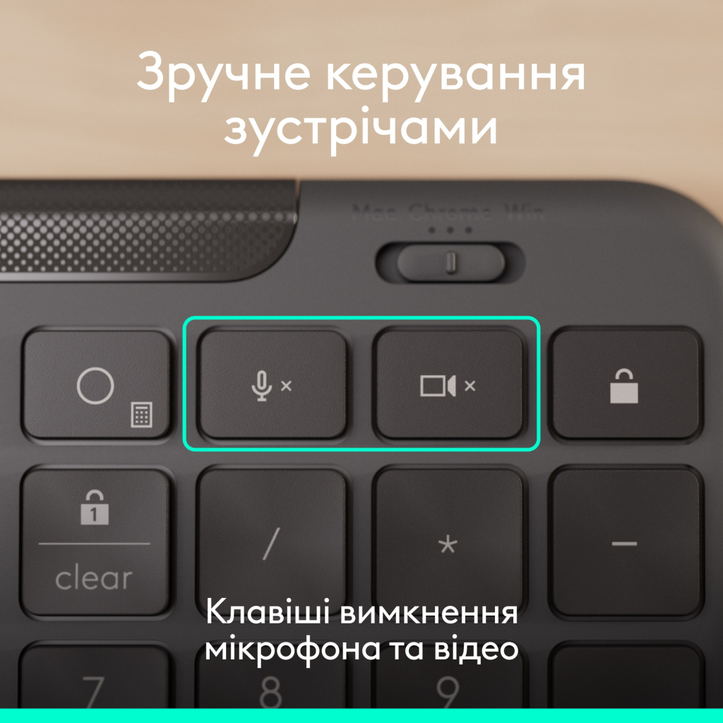 Клавиатура Logitech Signature Slim K620 Wired Keyboard for Business GRAPHITE фото5