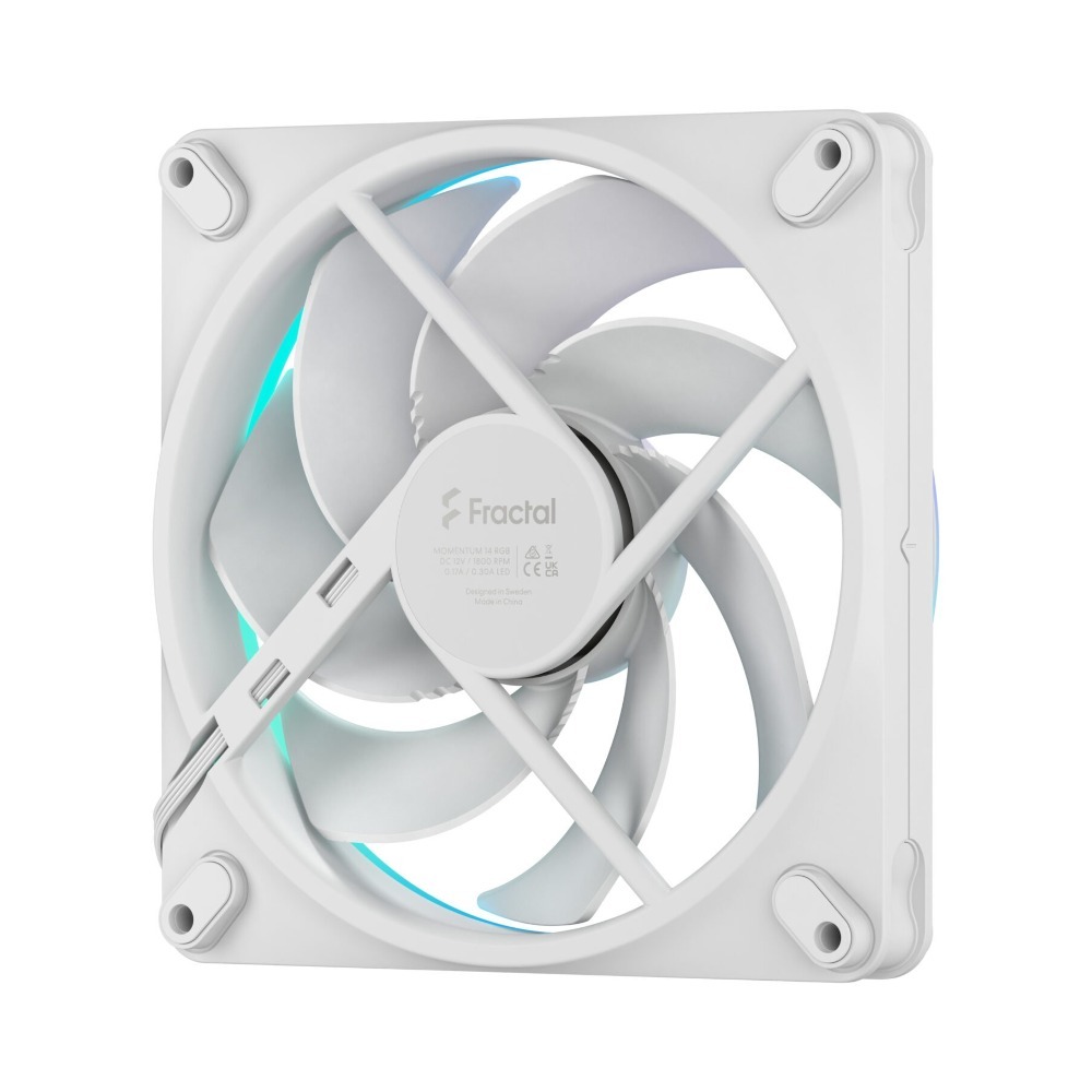 Вентилятор для корпусу Fractal Design Momentum 14 RGB White (P2802) фото3