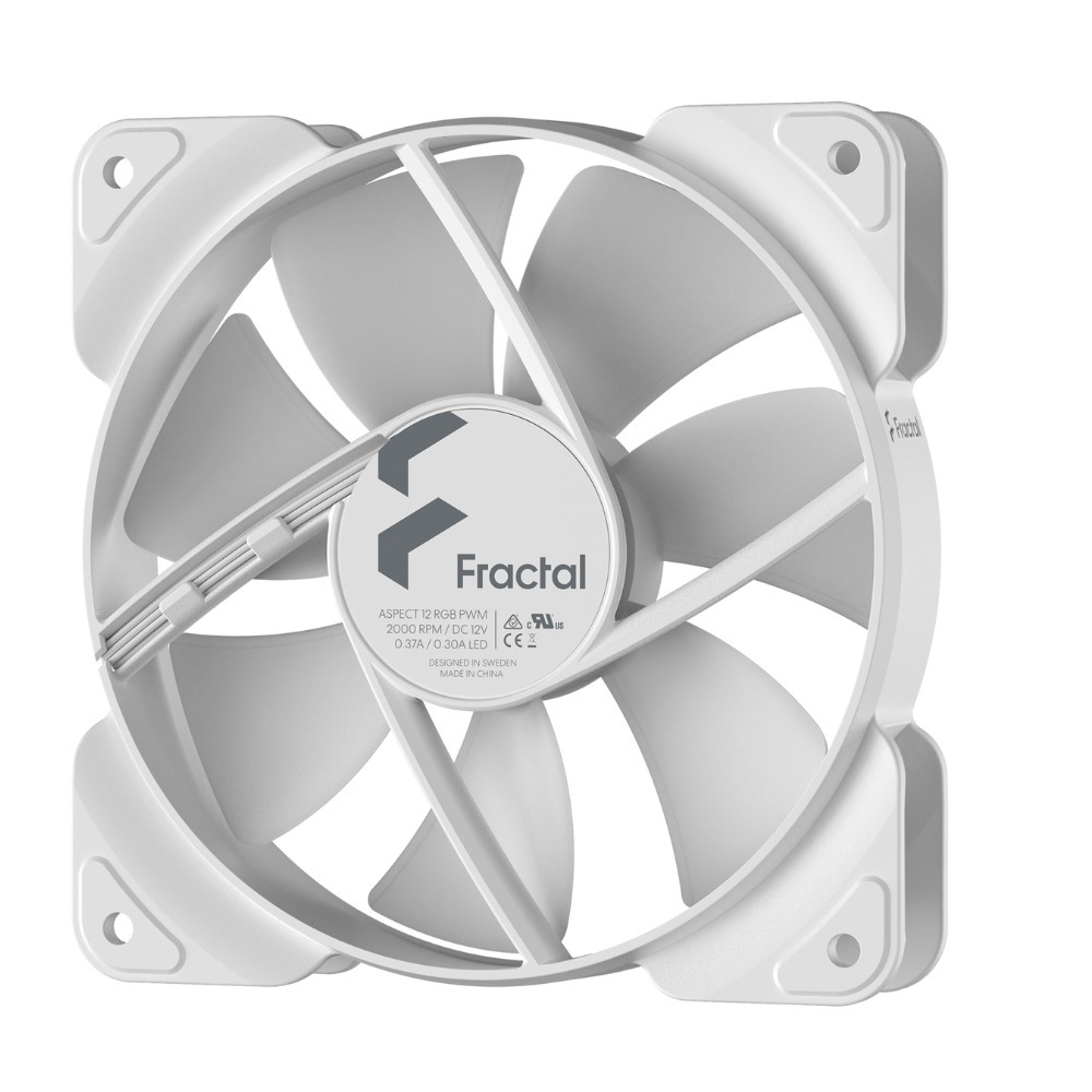 Вентилятор для корпуса Fractal Design Aspect 12 RGB White Frame (P1755) фото4