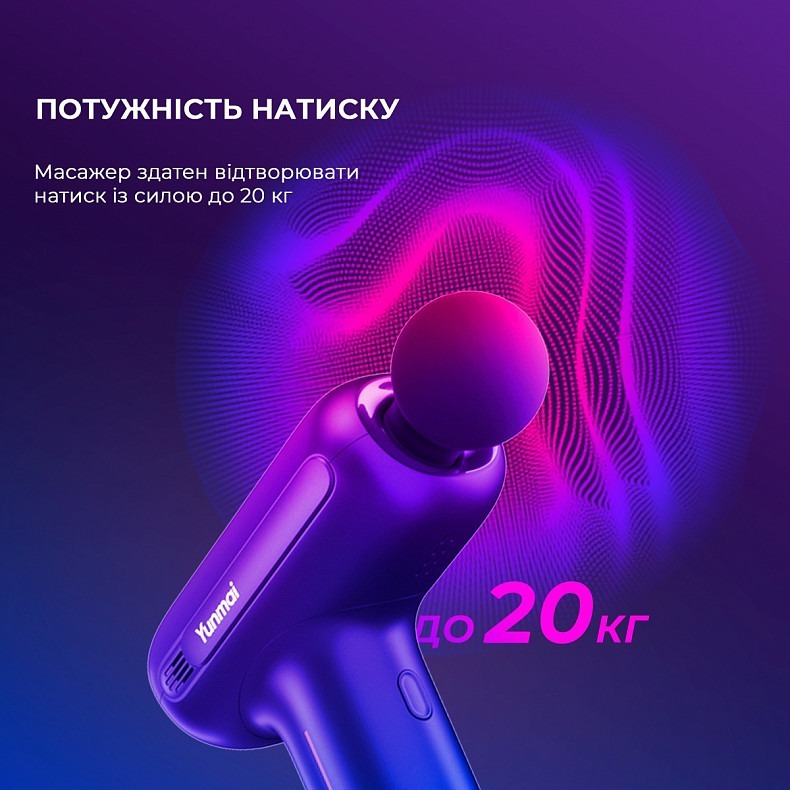 Масажер для тіла YUNMAI Massage Gun EasePro (YMFG-M406) фото3