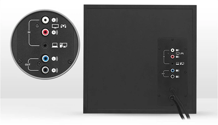 Акустика Logitech Z533 Speaker System 2.1, BLACK, 3.5 MM фото2