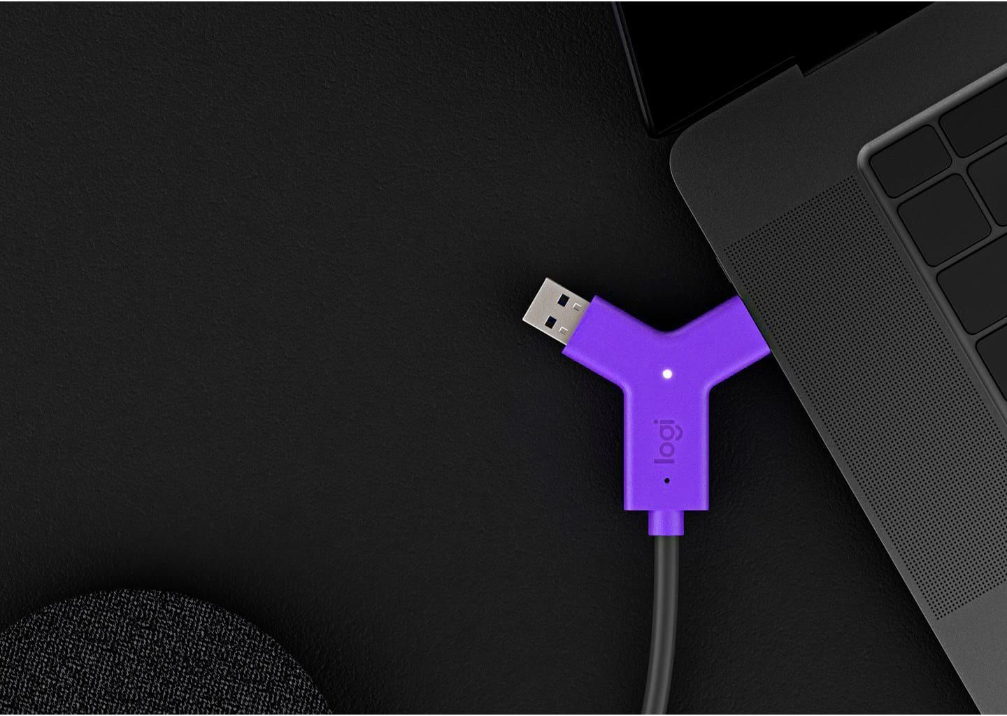 Хаб Logitech SWYTCH BLACK USB фото3