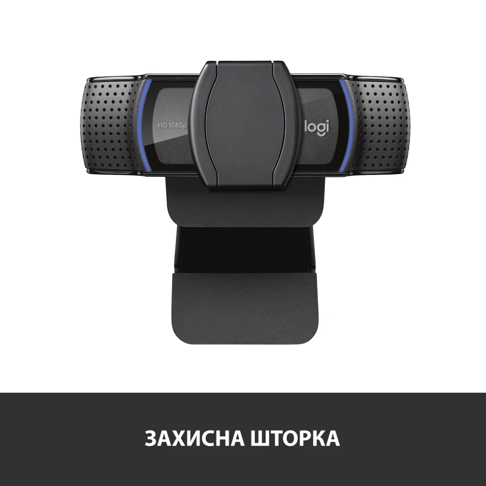 Веб-камера Logitech C920S Pro HD Webcam, BLACK, USB фото5