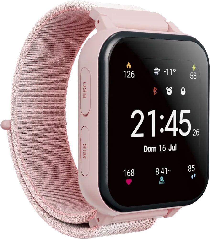 Детские часы Canyon Alfie KW-37 MP3 Study&Game Pink (CNE-KW37PP) фото3