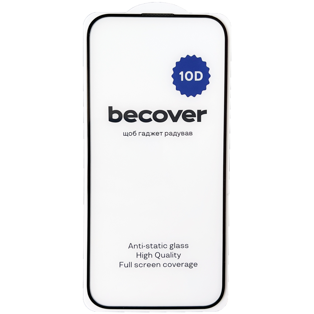 Захисне скло BeCover для Apple iPhone 16 10D Black (712321) фото2