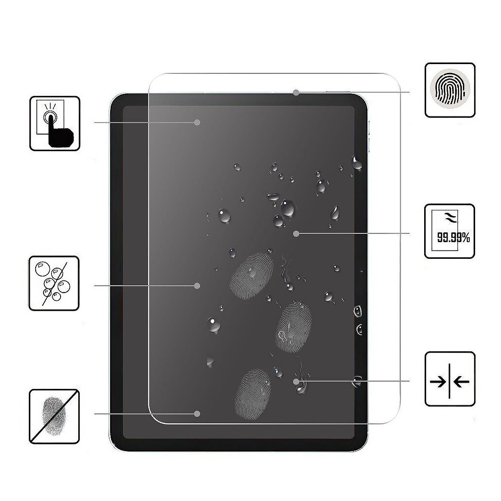 Захисне скло BeCover для Apple iPad 10.9 (2022) (708138) фото3