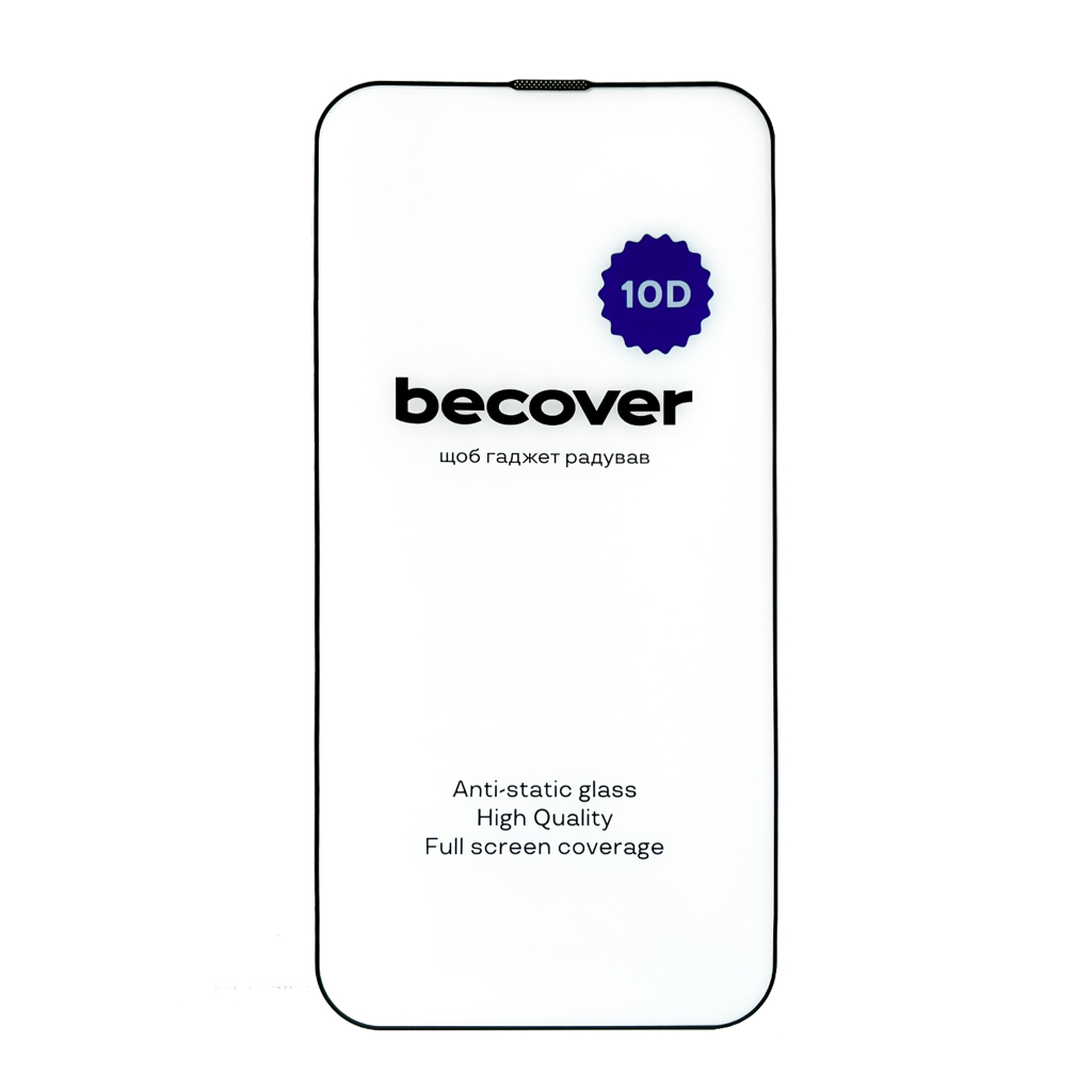 Захисне скло BeCover для Apple iPhone 13 Pro Max 10D Black (711515) фото3