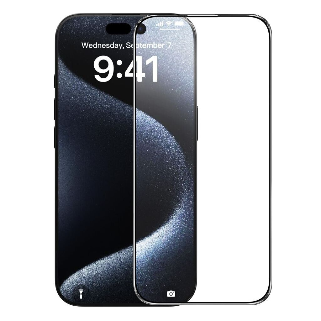 Захисне скло BeCover для Apple iPhone 16 Plus Black (712123) фото2