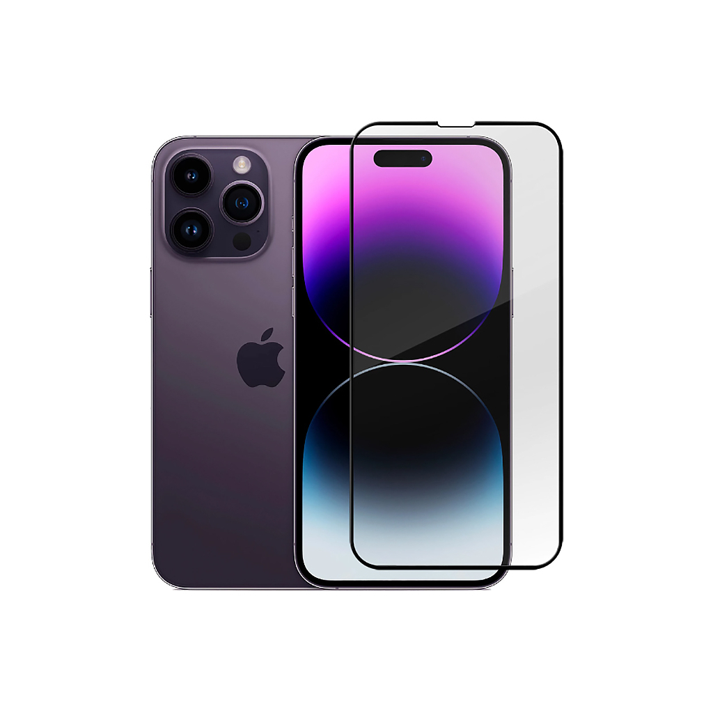Захисне скло BeCover для Apple iPhone 14 Pro Black (707968) фото2