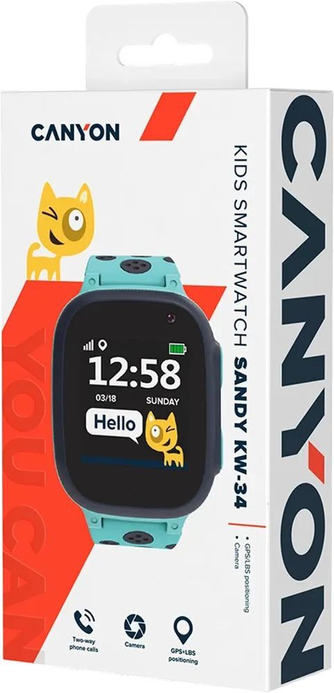 Детские часы Canyon Sandy KW-34 Blue (CNE-KW34BL) фото6