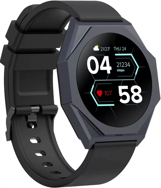 Смарт-часы Canyon Otto SW-86 Black (CNS-SW86BB) фото3