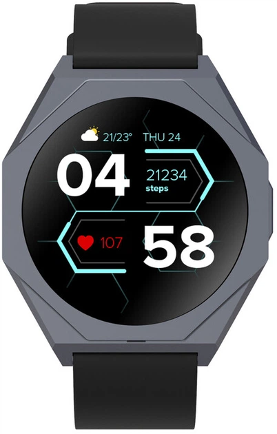 Смарт-часы Canyon Otto SW-86 Black (CNS-SW86BB) фото2