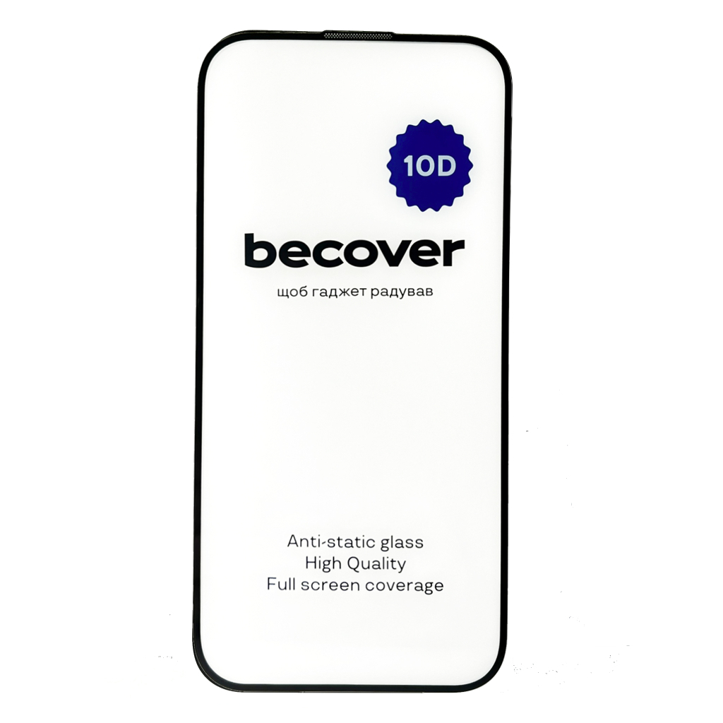 Захисне скло BeCover для Apple iPhone 15 10D Black (711329) фото3