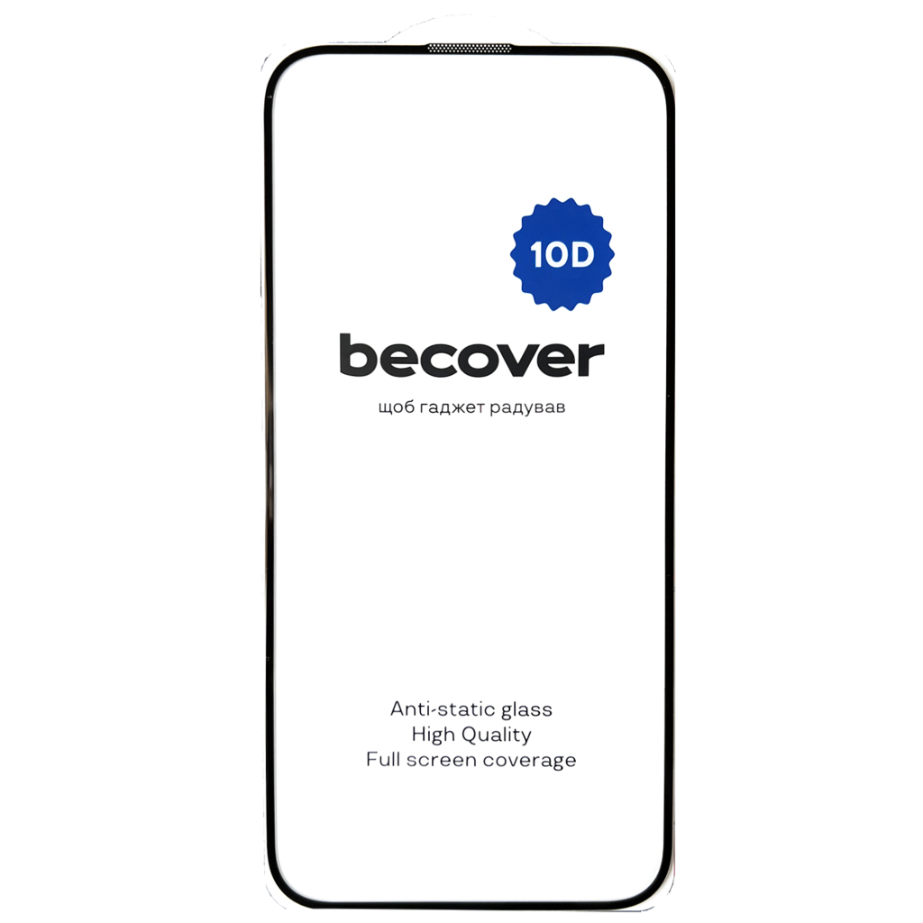 Защитное стекло BeCover для Apple iPhone 16 Plus 10D Black (712322) фото2