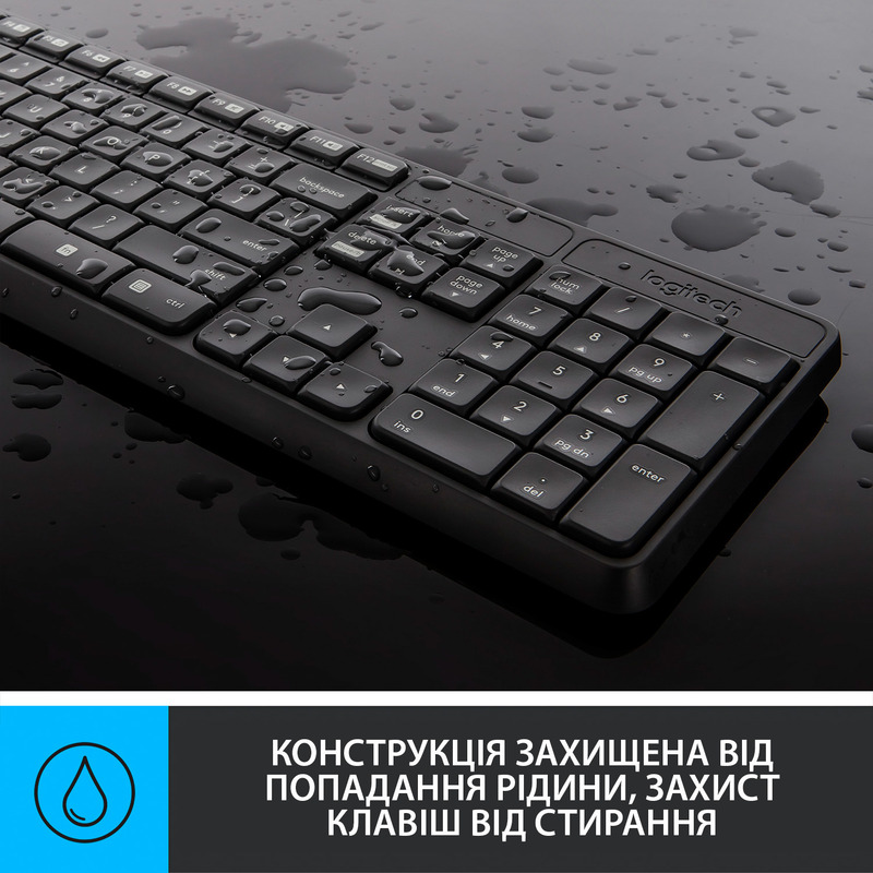 Комплект Logitech MK235 ENG/UKR Grey (920-007931) фото6