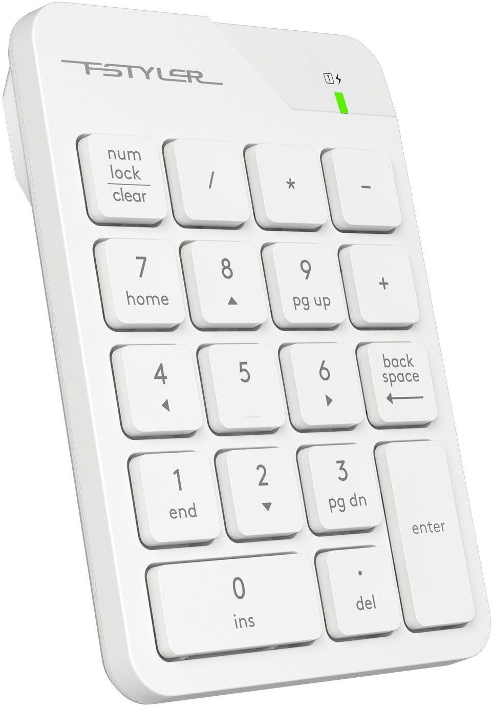 Клавіатура цифрова A4Tech Fstyler FGK21C White фото2