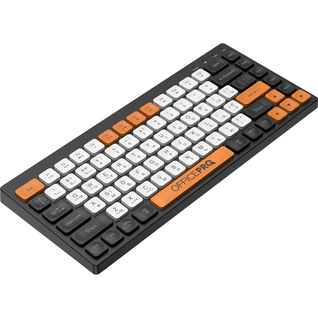 Клавіатура бездротова OfficePro SK955B Bluetooth Black фото3