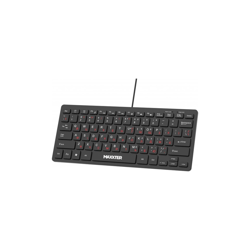 Клавiатура Maxxter KBM-C01B-UA Black фото