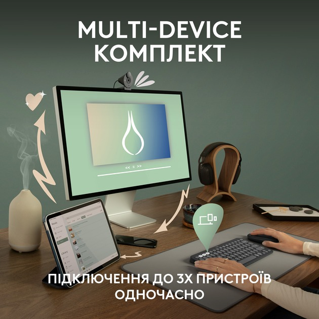 Комплект Logitech Pebble 2 Combo White (920-012240) фото13