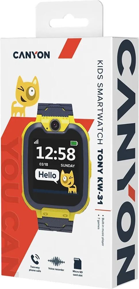 Детские часы Canyon Tommy KW-31 Yellow (CNE-KW31YB) фото4