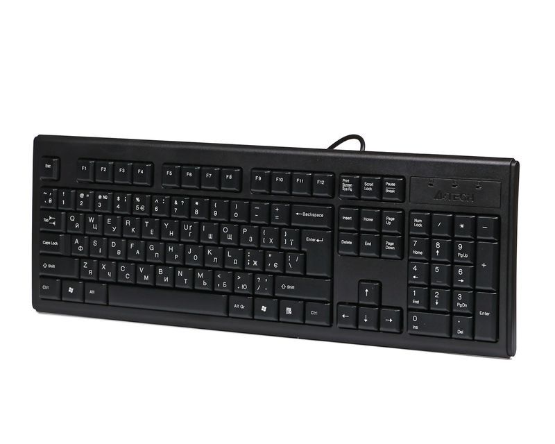 Клавіатура A4Tech PS/2, X-slim, Comfort Key KR-83 PS/2 (Black) фото2