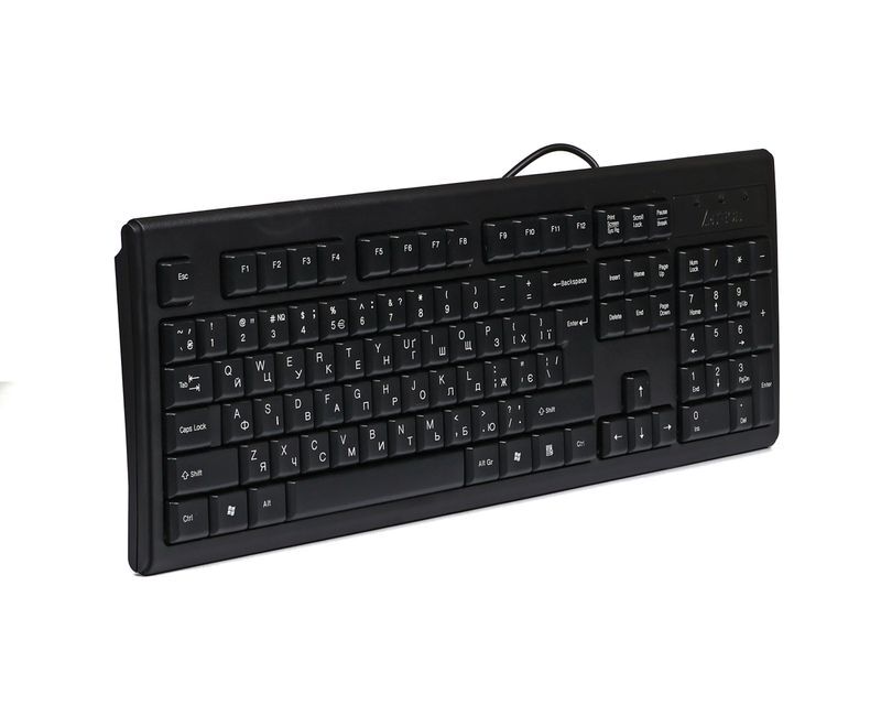 Клавіатура A4Tech PS/2, X-slim, Comfort Key KR-83 PS/2 (Black) фото3