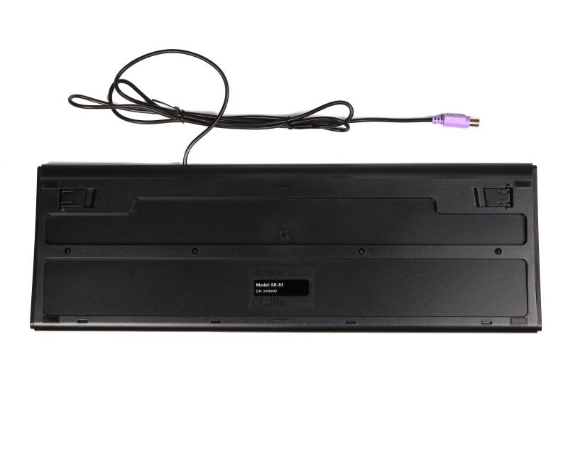 Клавіатура A4Tech PS/2, X-slim, Comfort Key KR-83 PS/2 (Black) фото6
