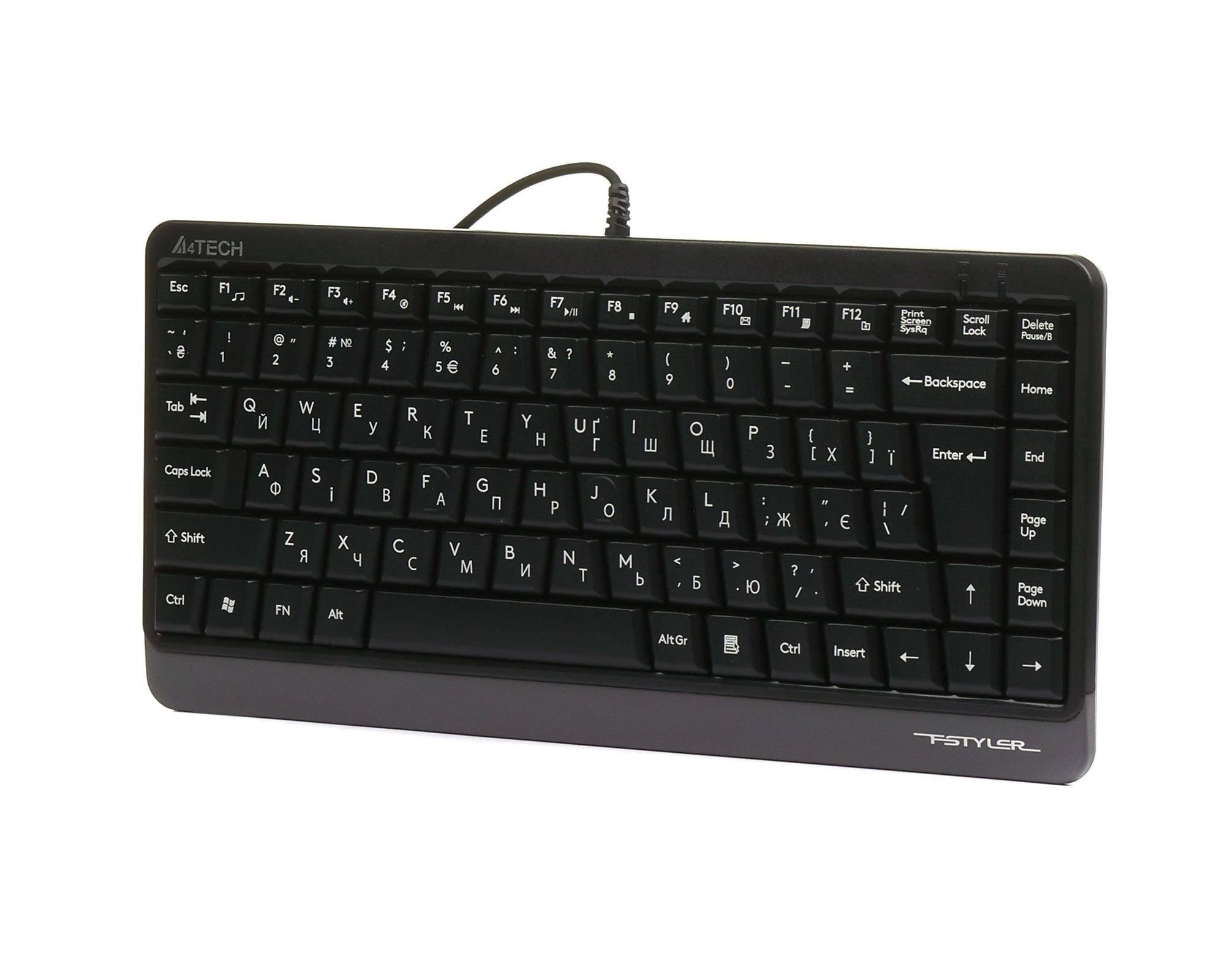 Клавіатура A4Tech Fstyler FKS11 Grey фото3