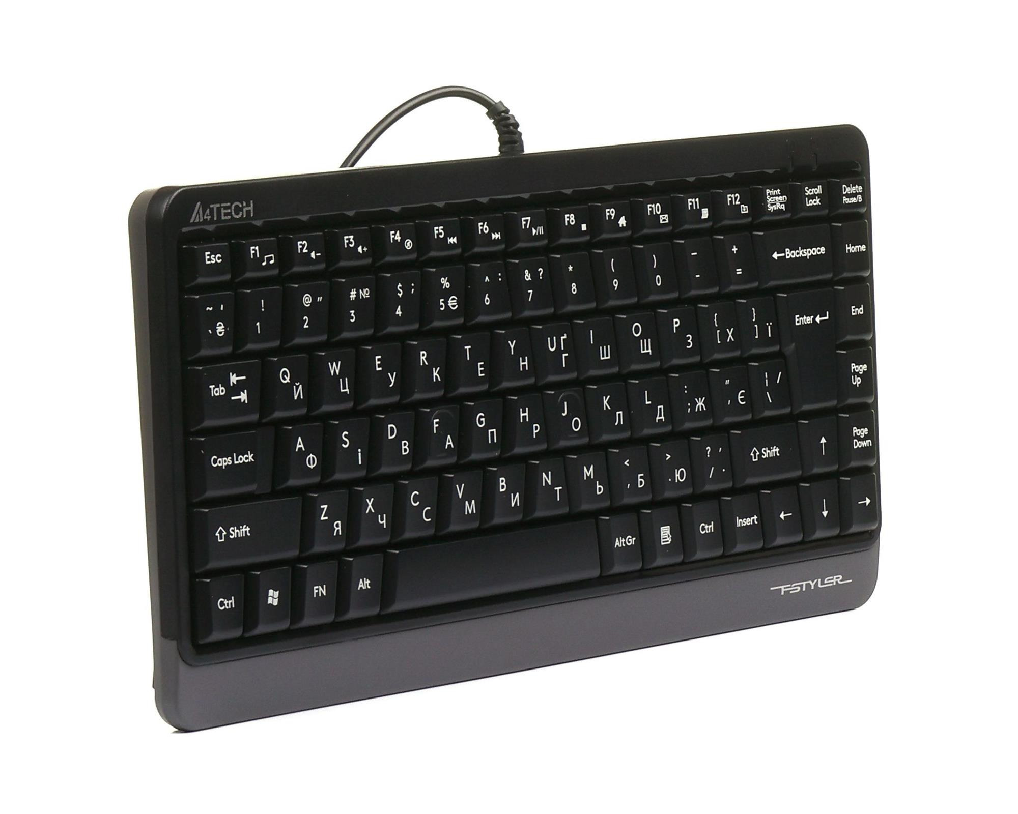 Клавіатура A4Tech Fstyler FKS11 Grey фото2