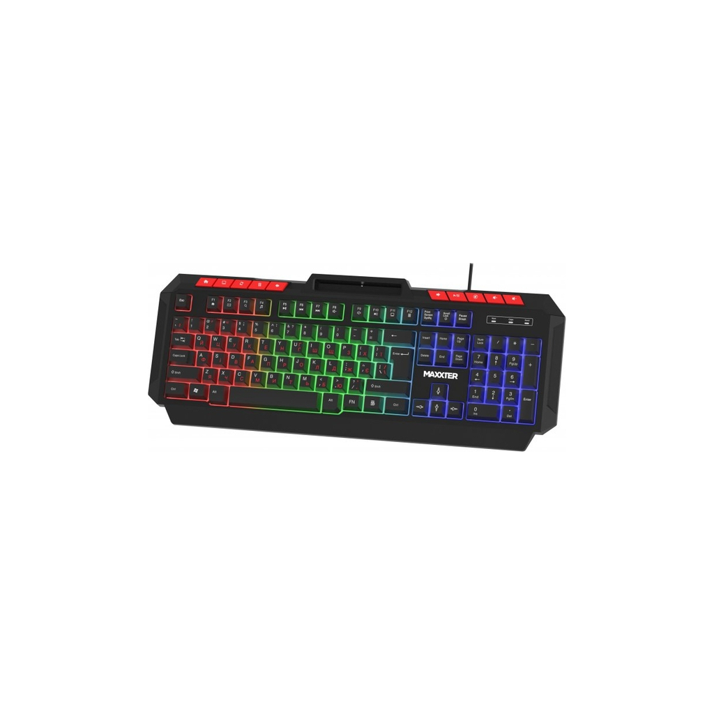 Клавiатура Maxxter KBG-UML-02B-UA Black фото2