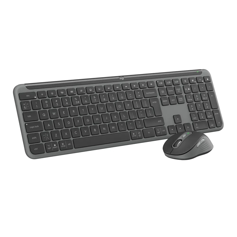 Комплект (клавіатура, миша) бездротовий Logitech Signature Slim Combo MK950 Graphite (920-012490) фото