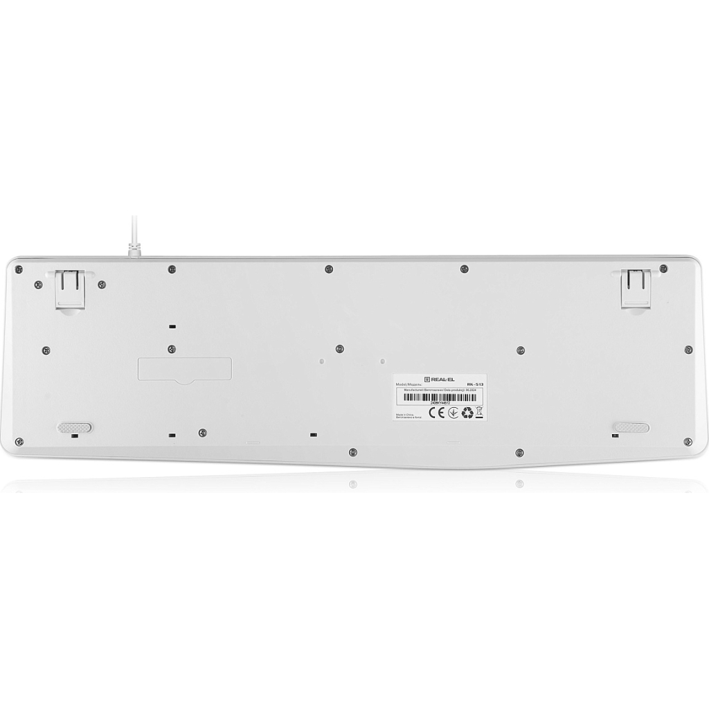 Клавіатура REAL-EL RK-513 White фото4