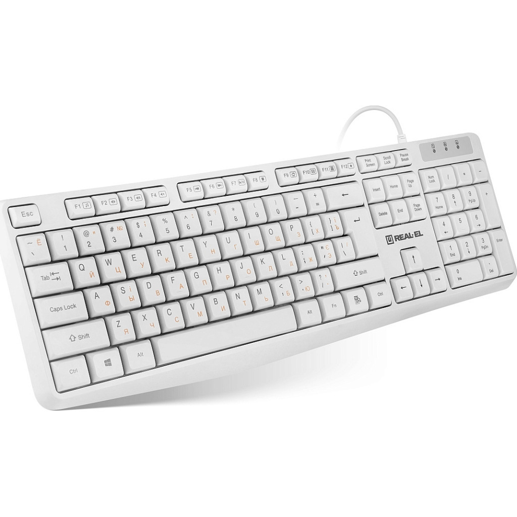 Клавіатура REAL-EL RK-513 White фото2