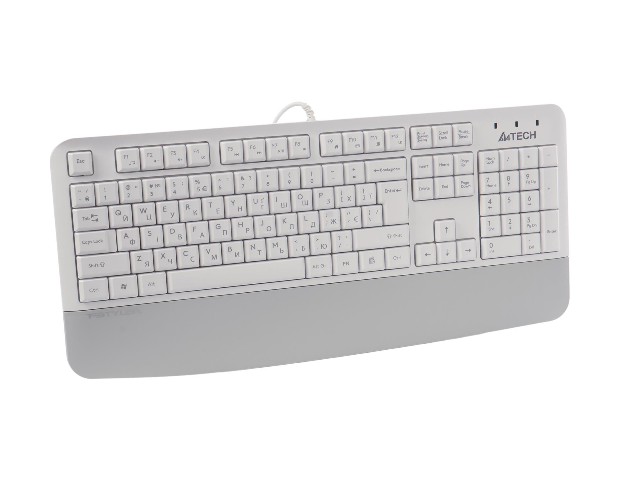 Клавіатура A4Tech FK20 White фото