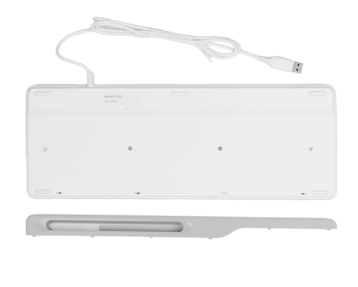 Клавіатура A4Tech Fstyler Ukr FK25 White фото7