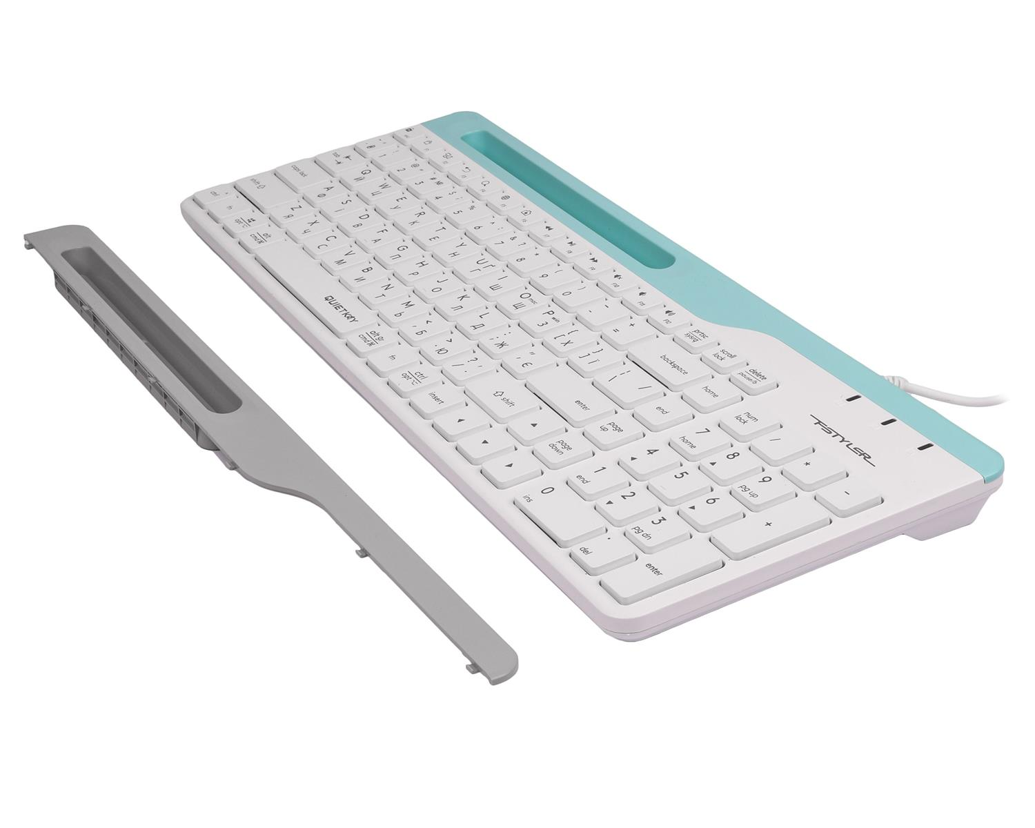 Клавіатура A4Tech Fstyler Ukr FK25 White фото6