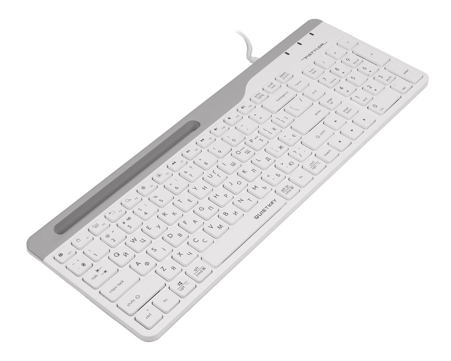 Клавіатура A4Tech Fstyler Ukr FK25 White фото5