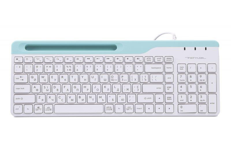Клавіатура A4Tech Fstyler Ukr FK25 White фото2