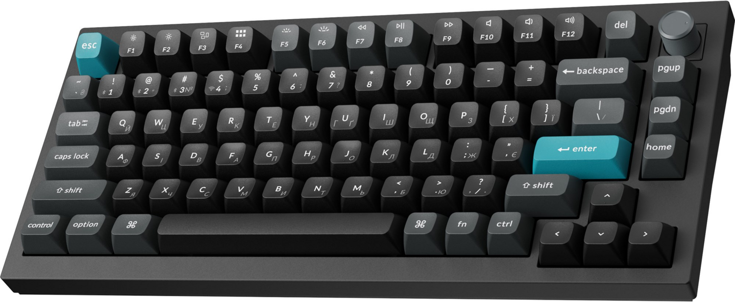 Клавиатура Keychron Q1 Ultra Keychron Red Switch Black RGB (Q1U-M1