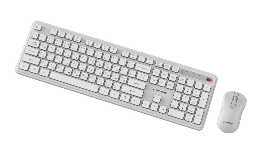 Комплект Gembird KBS-WPS-01-W-CYRL White фото3