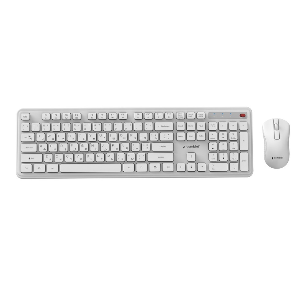 Комплект Gembird KBS-WPS-01-W-CYRL White фото6
