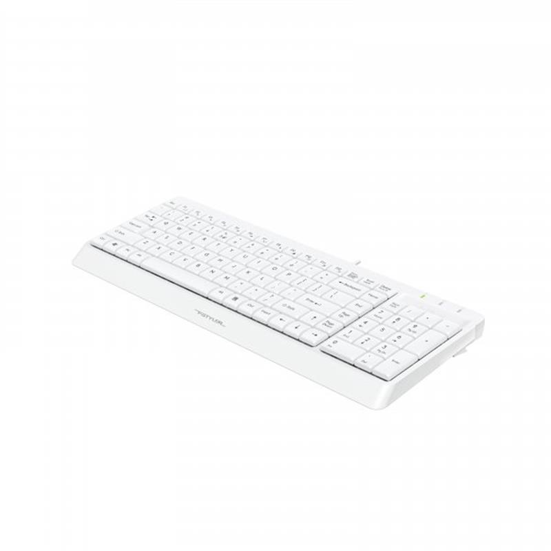Клавиатура A4Tech Fstyler Wired Keyboard USB, FK15 (White) фото