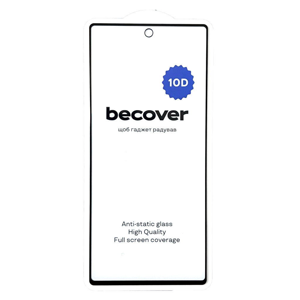 Захисне скло BeCover для Google Pixel 6A 10D Black (711488) фото3