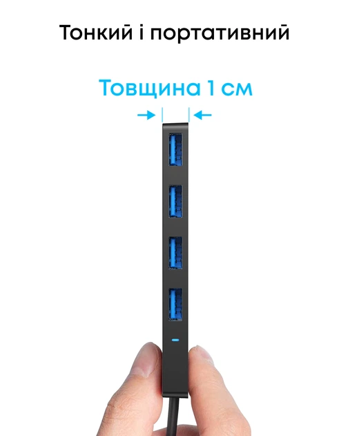 Концентратор Anker PowerExpand Direct 4-in-1 USB-C PD Media Hub Black (A8309G11) фото3