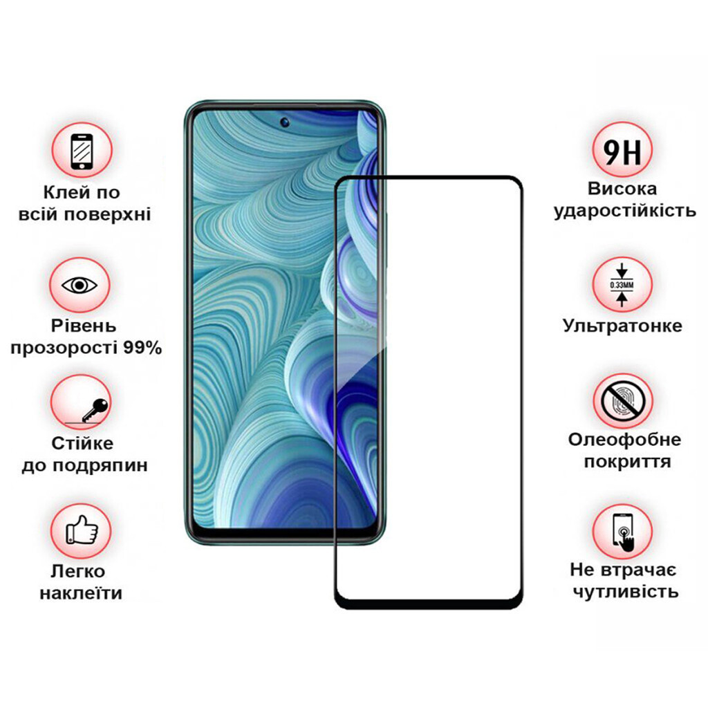 Захисне скло BeCover для Infinix Hot 40i (X6528B) Black (710483) фото3